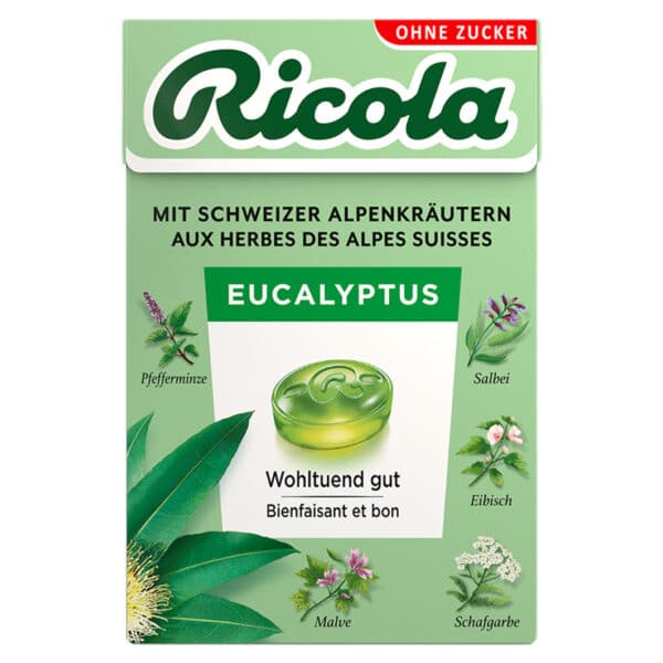 Ricola Box Eucalyptus 50g