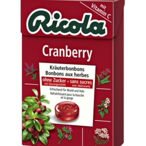 Ricola Box  Cranberry  50g x 20