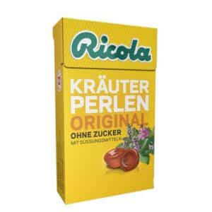 Ricola Pearls  Kräuter  25g  Box x 16