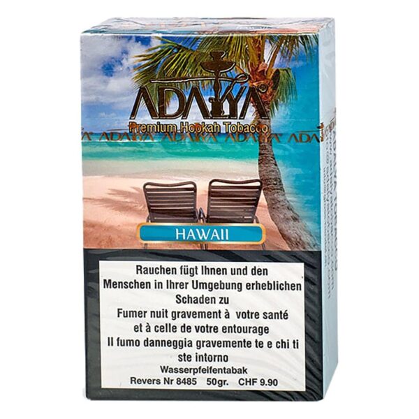 Adalya Wasserpfeifen Tabak Hawaii 50g Stg. x 10